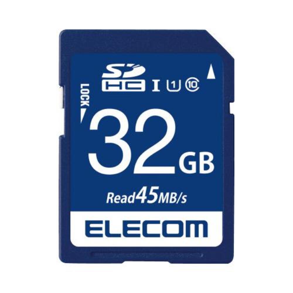 エレコム SDHCメモリーカード データ復旧サービス付 SDカード SDHCカード UHS-I U1 32GB MF-FS032GU11R